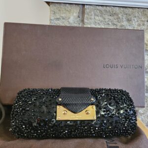 LOUIS VUITTON SEQUIN AYERS MINIAUDIERE TRESOR CLUTCH
