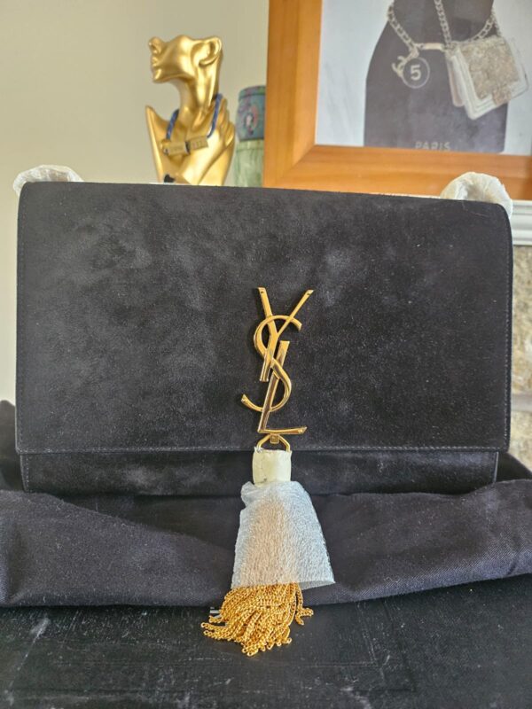 SAINT LAURENT KATE TASSEL BAG