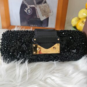LOUIS VUITTON SEQUIN AYERS MINIAUDIERE TRESOR CLUTCH
