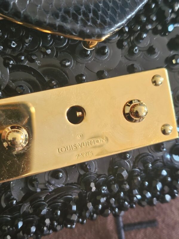 LOUIS VUITTON SEQUIN AYERS MINIAUDIERE TRESOR CLUTCH - Image 6