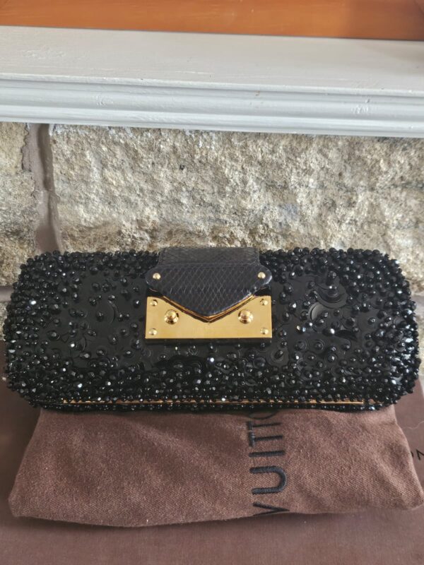 LOUIS VUITTON SEQUIN AYERS MINIAUDIERE TRESOR CLUTCH - Image 7