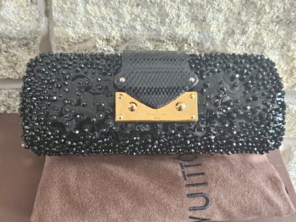 LOUIS VUITTON SEQUIN AYERS MINIAUDIERE TRESOR CLUTCH - Image 9