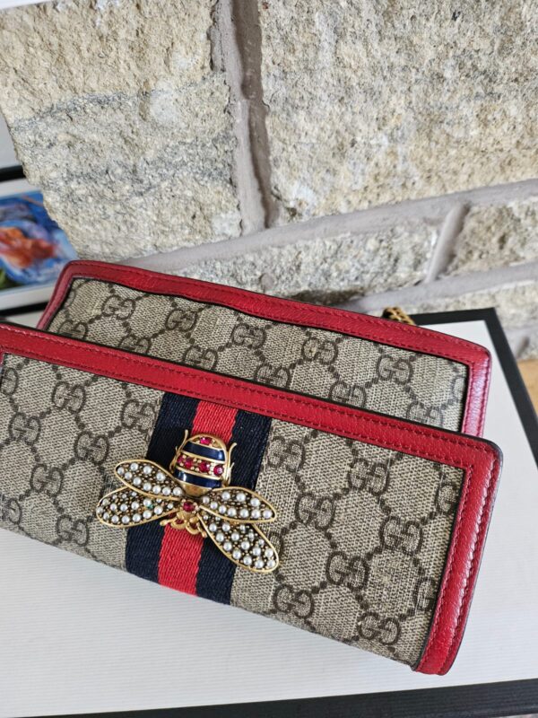 GUCCI QUEEN MARGARET CHAIN WALLET GG - Image 2