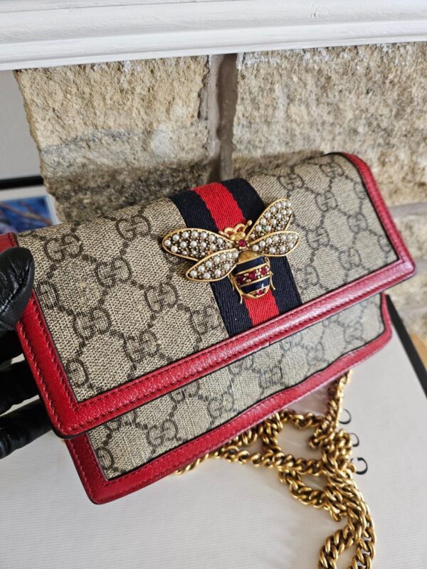 GUCCI QUEEN MARGARET CHAIN WALLET GG - Image 7