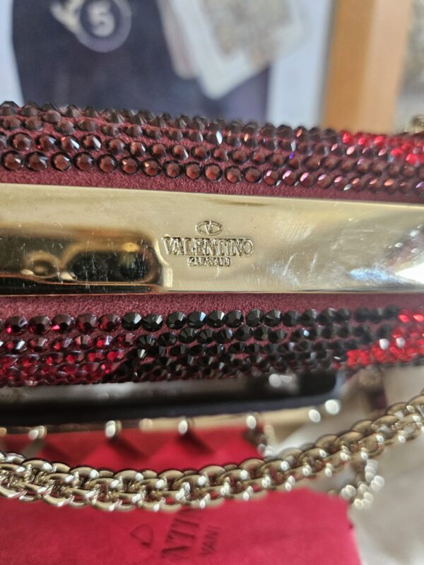 VALENTINO GARAVANI SWAROVSKI CRYSTAL VAVA VOOM BAG. - Image 3