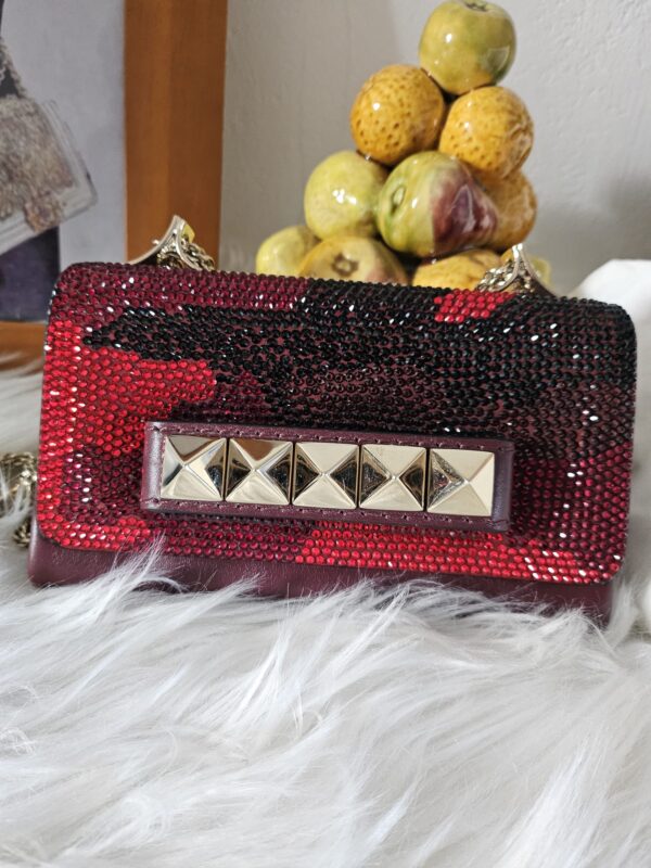 VALENTINO GARAVANI SWAROVSKI CRYSTAL VAVA VOOM BAG.