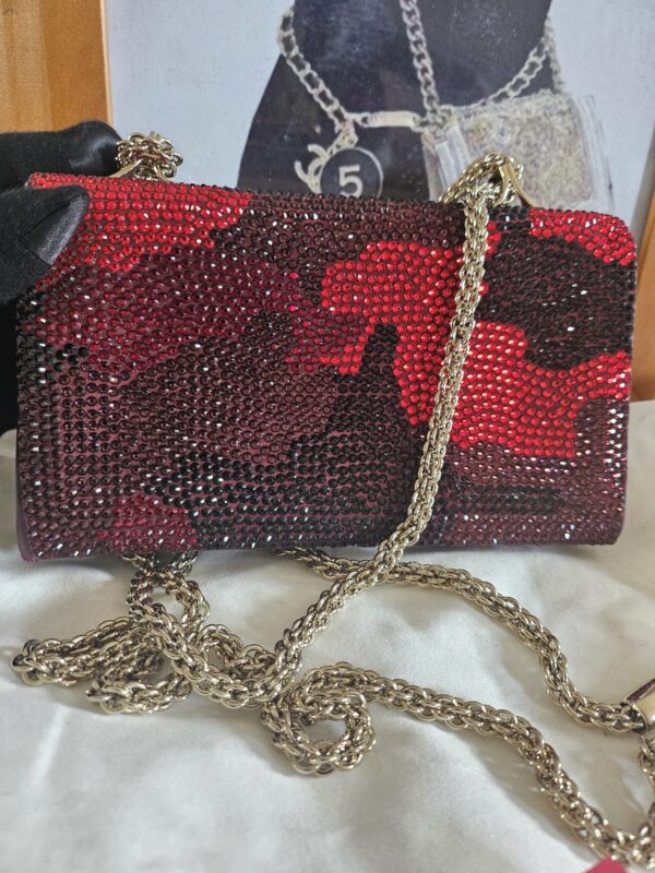 VALENTINO GARAVANI SWAROVSKI CRYSTAL VAVA VOOM BAG. - Image 10