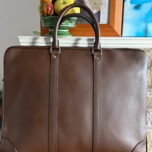 LOUIS VUITTON NOMADE LEATHER PVD BRIEFCASE