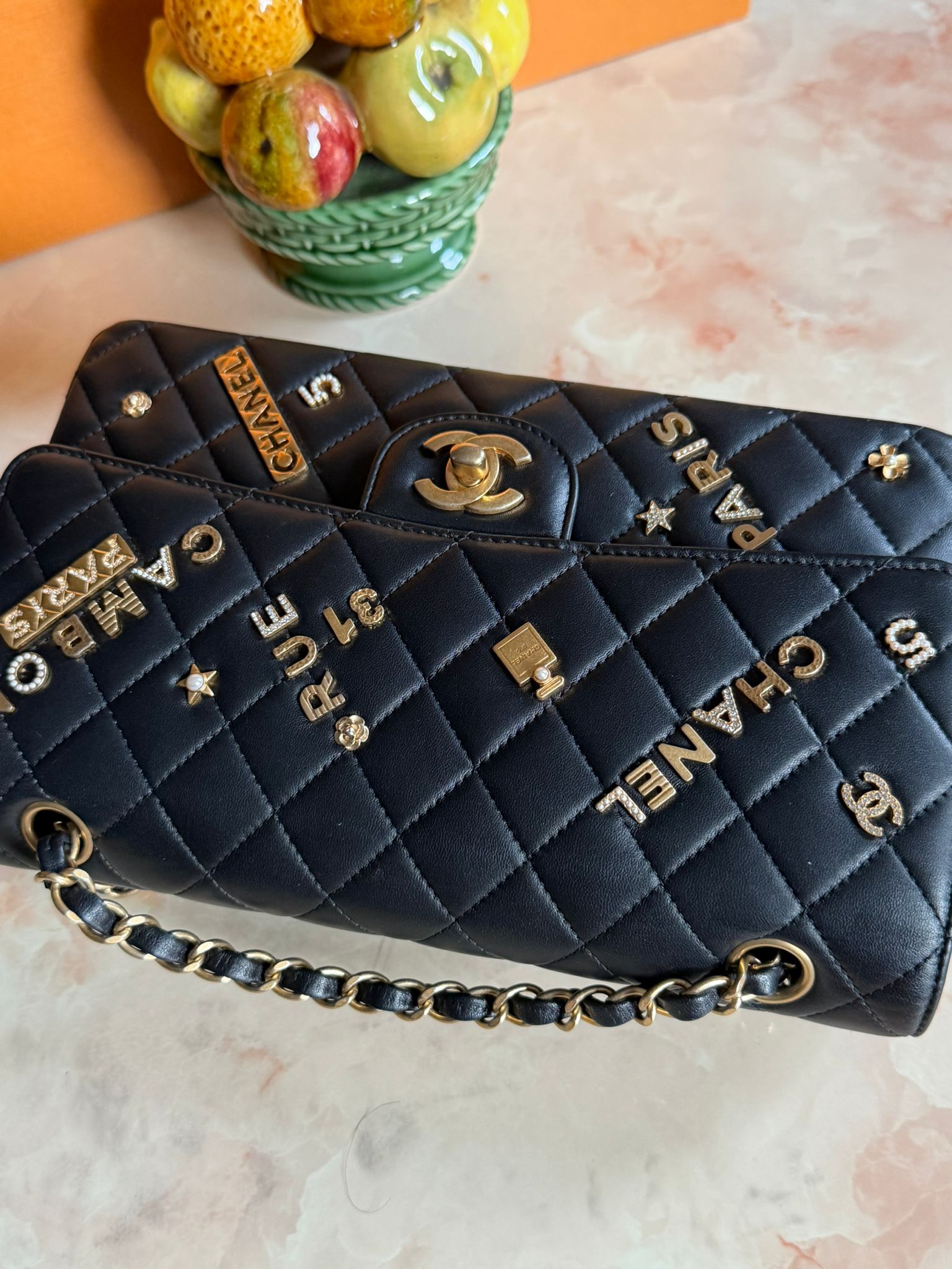 LIMITED EDITION CHANEL MEDIUM DOUBLE FLAP CHARMS BAG - Image 15