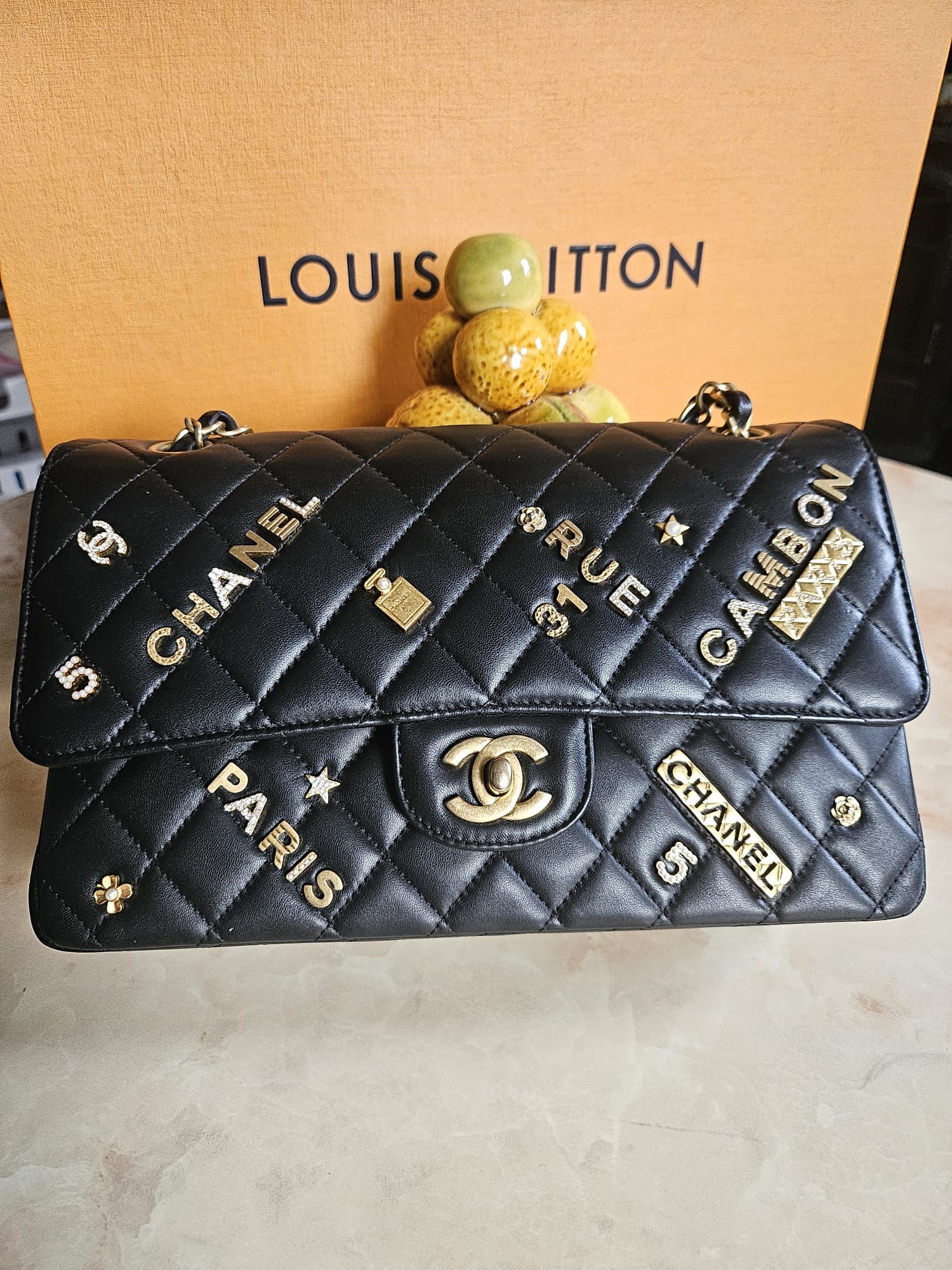 LIMITED EDITION CHANEL MEDIUM DOUBLE FLAP CHARMS BAG - Image 2