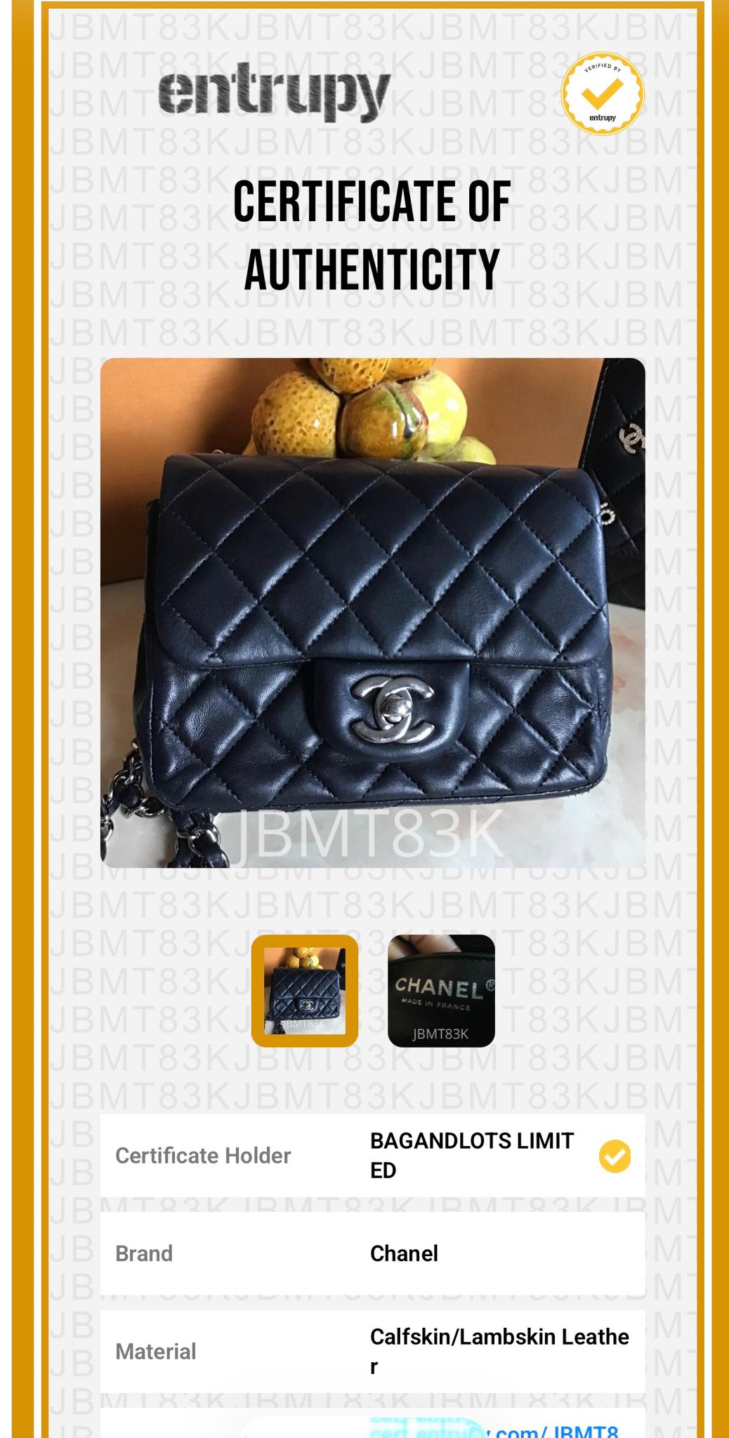 CHANEL MINI SQUARE FLAP - Image 11